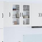 vidaXL Keukenkast aan de muur met plank Hoogglans wit 80 x, Huis en Inrichting, Keuken | Keukenelementen, Verzenden, Nieuw, Wit
