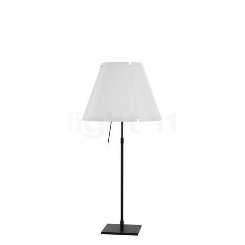Luceplan Costanza Tafellamp, lampenkap wit/frame zwart - tel, Huis en Inrichting, Lampen | Tafellampen, Nieuw, Verzenden