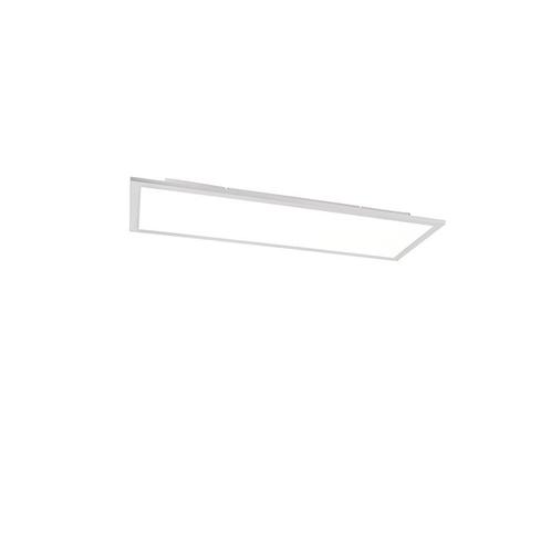 LED paneel staal 80 cm incl. LED met afstandsbediening -, Huis en Inrichting, Lampen | Plafondlampen, Nieuw, Kunststof