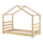 Kinderbed houten bed huisbed met bedbodem 80x160 hout, Kinderen en Baby's, Kinderkamer | Bedden, Verzenden, Nieuw