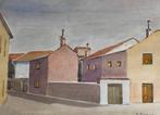 Francesco Dalena (1900) - Paesaggio urbano, Antiek en Kunst, Kunst | Schilderijen | Klassiek