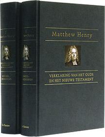 Matthew Henry - Bijbelverklaring 2 dln. € 199 (gratis atlas), Boeken, Godsdienst en Theologie, Christendom | Protestants, Nieuw