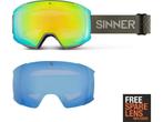 Sinner BOREAS - Skibril - Verwisselbare SINTRAST® lenzen -, Verzenden, Nieuw