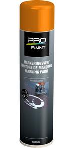 Pro paint markeringsverf 600 ml, oranje, Doe-het-zelf en Verbouw, Verf, Beits en Lak, Verzenden, Nieuw