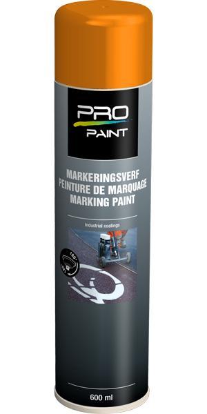 Pro paint markeringsverf 600 ml, oranje, Doe-het-zelf en Verbouw, Verf, Beits en Lak, Nieuw, Verzenden