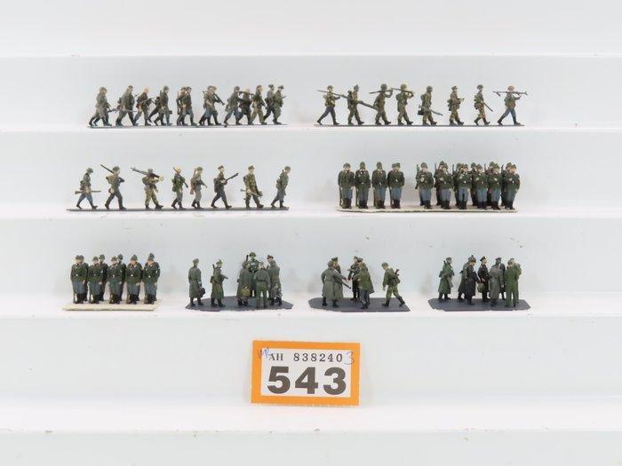 Preiser 1:87 - Modeltreinvoertuigen (8) - Militaire colonne, Hobby en Vrije tijd, Modeltreinen | H0