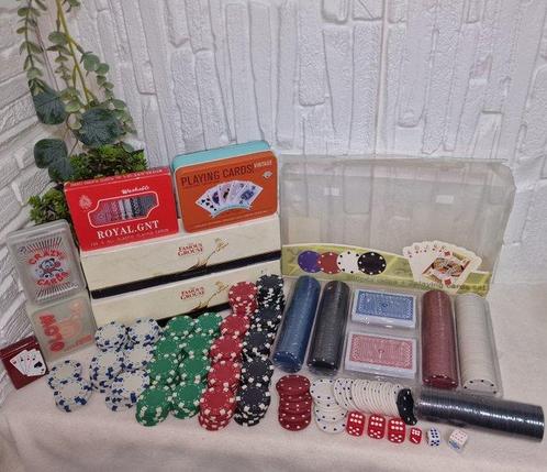 Themacollectie - Uitgebreide vintage pokerchips,, Antiek en Kunst, Antiek | Speelgoed