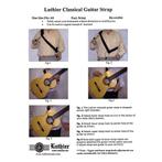 Luthier LUSTR-01 gitaarriem voor klassieke gitaar, Ophalen of Verzenden, Nieuw