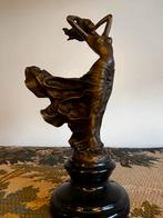 De vrouw in de wind van Bistolfi - Jugendstil, Ophalen of Verzenden, Brons