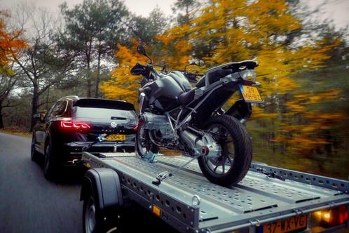 Huur een professionele Motortrailers, geremd of afzinkbaar, Diensten en Vakmensen, Verhuur | Auto en Motor, Aanhangwagen