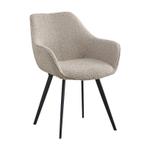Eetkamerstoel Luca – Bouclé Beige | Elegant &amp; Comfortabel, Huis en Inrichting, Stoelen, Ophalen, Nieuw