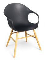 Kristalia Elephant Stoel, 4-poot, eiken-zwart, Huis en Inrichting, Stoelen, Ophalen of Verzenden, Nieuw