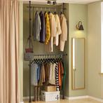 2dekans | SoBuy Telescoop Kledingrek - Verstelbaar, Ophalen of Verzenden, Zo goed als nieuw