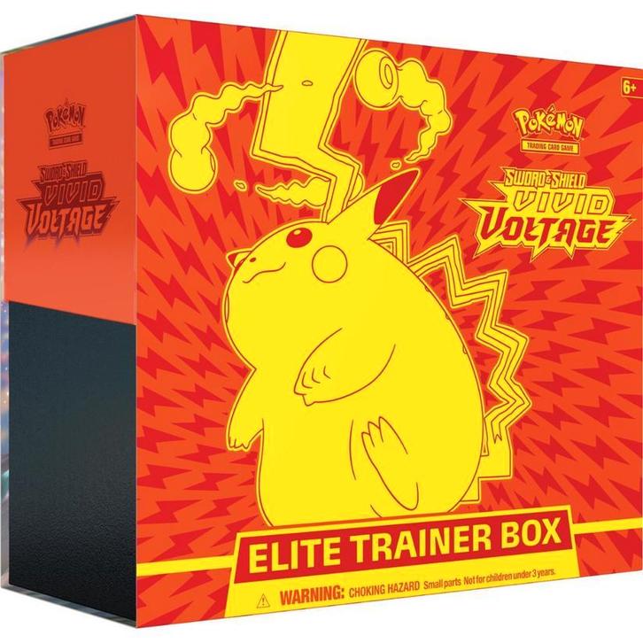 Pokémon Vivid Voltage Elite Trainer Box, Hobby en Vrije tijd, Verzamelkaartspellen | Pokémon, Overige typen, Nieuw, Foil, Verzenden