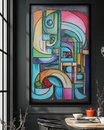 Ksavera - Cubism A1422 - abstract painting on XXL canvas