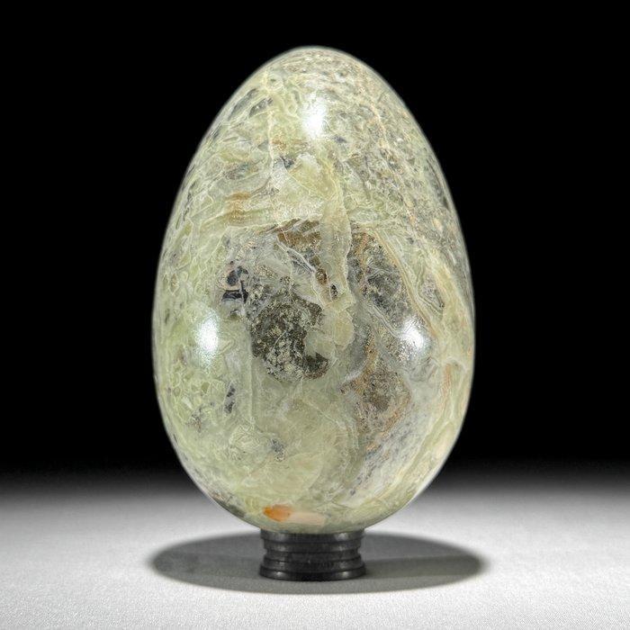 Geen minimumprijs - Paar prachtige onyx Eivormig & Bol op, Antiek en Kunst, Kunst | Designobjecten