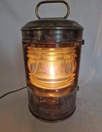 Ahlemann & Schlatter - Scheepslamp - 7639 - Glas, Koper,, Antiek en Kunst