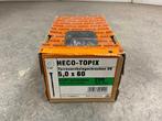 Veiling - 20x Heco Vlonderschroef 5x60 mm Topix Freeskop Tor, Doe-het-zelf en Verbouw, Nieuw