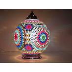 Oosterse tafellamp glas mozaiek, Marokkaanse  Arabische stij, Huis en Inrichting, Lampen | Tafellampen, Nieuw, Glas