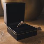 8 karaat ring met parel, Gebruikt, Overige kleuren, Ophalen of Verzenden, 17 tot 18