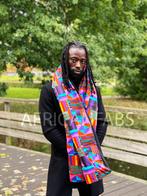 Warme Sjaal met Afrikaanse print Unisex - Paars / roze kente, Kleding | Dames, Nieuw, Ophalen of Verzenden