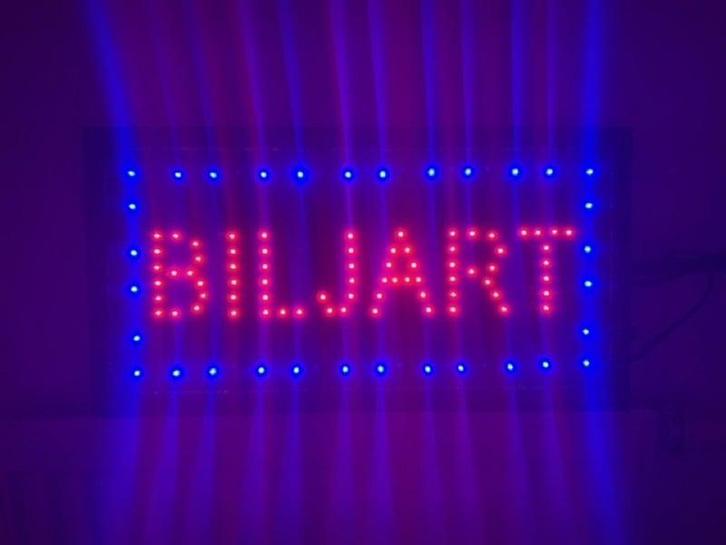 Biljart biljard biljarten LED bord verlichting lichtbak recl, Verzamelen, Merken en Reclamevoorwerpen, Nieuw, Verzenden
