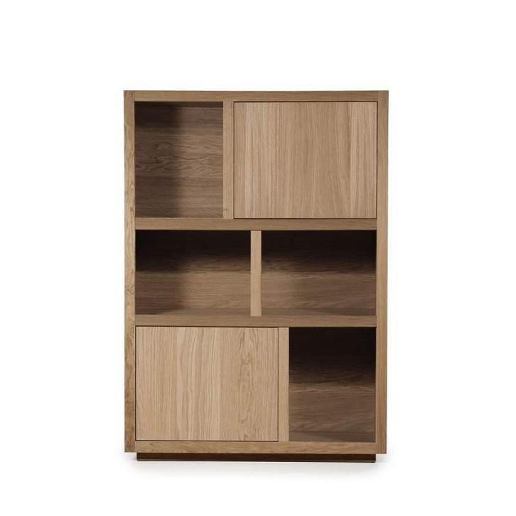 Kabinet Helsinki - 120cm - Lightbruin - 96272 - bergkasten, Huis en Inrichting, Kasten | Buffetkasten, Nieuw, Overige materialen