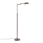 Design vloerlamp donker brons incl. LED met touch dimmer -, Nieuw, Overige materialen, Modern, 100 tot 150 cm