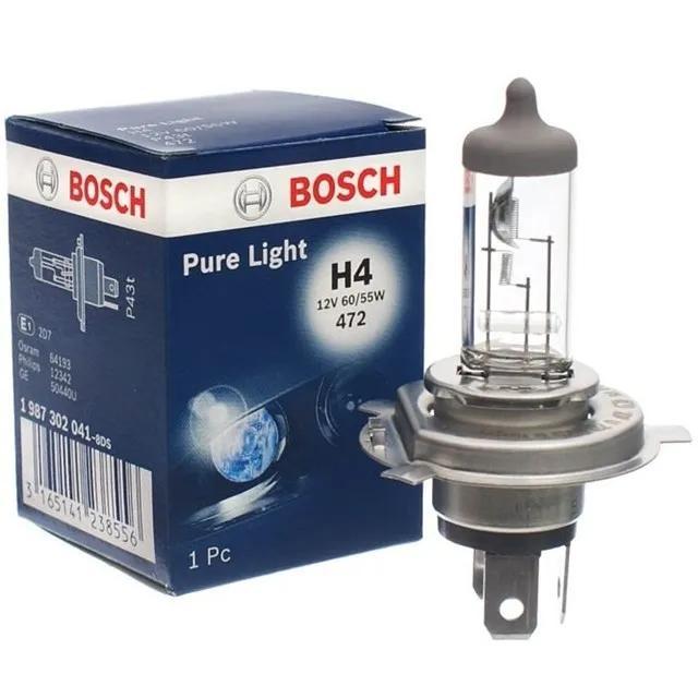 BOSCH 1987302041 PURE LIGHT WS H4 Gloeilamp 12V 60/55W CI..., Auto-onderdelen, Verlichting, Nieuw, Ophalen of Verzenden
