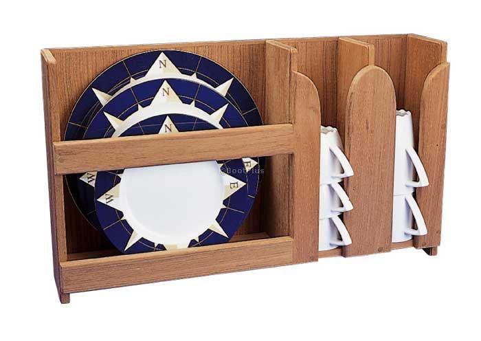 BORDEN- EN KOPJESREK TEAK -ARC-, Watersport en Boten, Bootonderdelen, Nieuw, Zeilboot of Motorboot, Ophalen of Verzenden