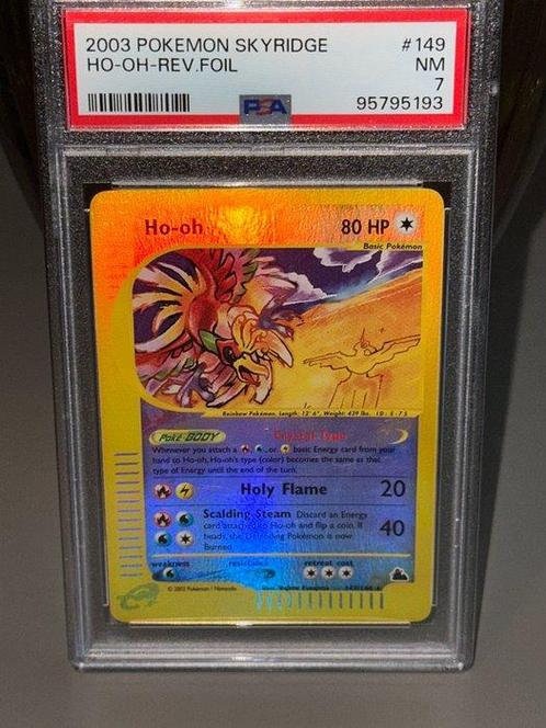 Pokémon Graded card - ho-oh skyridge reverse holo - PSA 7, Hobby en Vrije tijd, Verzamelkaartspellen | Pokémon