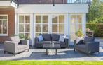 Flow. Square loungeset sooty |