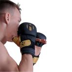 Nihon MMA-trainingshandschoen | Zwart / Goud (Maat: XS), Verzenden, Nieuw, Overige, Vechtsportbescherming