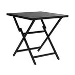 *WOONWINKEL* Brafab Wilkie Vierkante Inklapbare Tafel Zwart, Verzenden, Nieuw