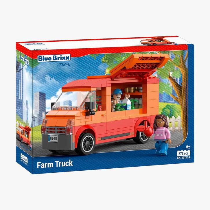 BlueBrixx - Mobiele boerderijwinkel (273 bouwstenen) 6+ jaar, Kinderen en Baby's, Speelgoed | Overig