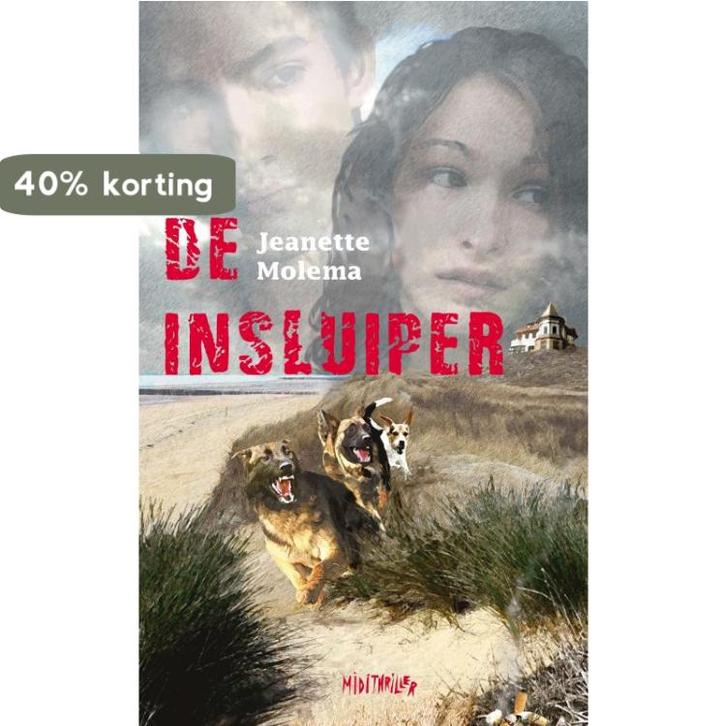 INSLUIPER, DE     midithriller 9789085431459 J. Molema, Boeken, Kinderboeken | Jeugd | 13 jaar en ouder, Zo goed als nieuw, Verzenden