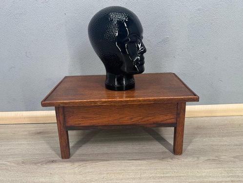 Uniek glazen mannequin hoofd etalagehoofd - Hoofd - Glas, Antiek en Kunst, Curiosa en Brocante