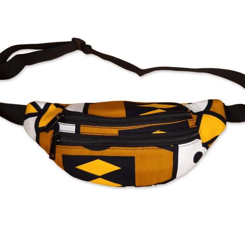 Afrikaanse print heuptasje / Fanny pack - Mosterd samakaka -, Sieraden, Tassen en Uiterlijk, Tassen | Damestassen, Nieuw, Ophalen of Verzenden