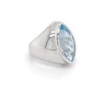 Zonder Minimumprijs - Ring Zilver - Topaas, Sieraden, Tassen en Uiterlijk, Ringen, Nieuw
