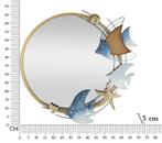 WANDSPIEGEL MARINE CM 68X5X67, Huis en Inrichting, Ophalen of Verzenden, Nieuw