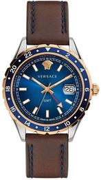 Versace V11080017 Hellenyium GMT heren horloge, Overige merken, Staal, Verzenden, Polshorloge