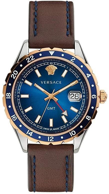Versace V11080017 Hellenyium GMT heren horloge, Sieraden, Tassen en Uiterlijk, Horloges | Heren, Polshorloge, Nieuw, Overige merken