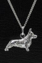 Zilveren Welsh corgi cardigan ketting hanger - groot, Verzenden, Nieuw