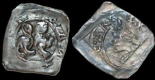 1202-1256 Kaernten St Veit Bernhard Ii Pfennig Nd Cna Cb 11a, Postzegels en Munten, Munten | Europa | Niet-Euromunten, Verzenden