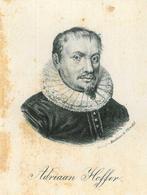 Portrait of Adriaan Hoffer, Antiek en Kunst, Kunst | Etsen en Gravures