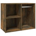 vidaXL Kledingkast 80x40x65 cm bewerkt hout gerookt, Huis en Inrichting, Kasten | Overige, Verzenden, Nieuw