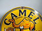 Camel - Reclamebord - Emaille, Antiek en Kunst, Antiek | Wandborden en Tegels