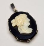 Zonder Minimumprijs - Hanger 925 Zilver Onyx - Koraal -