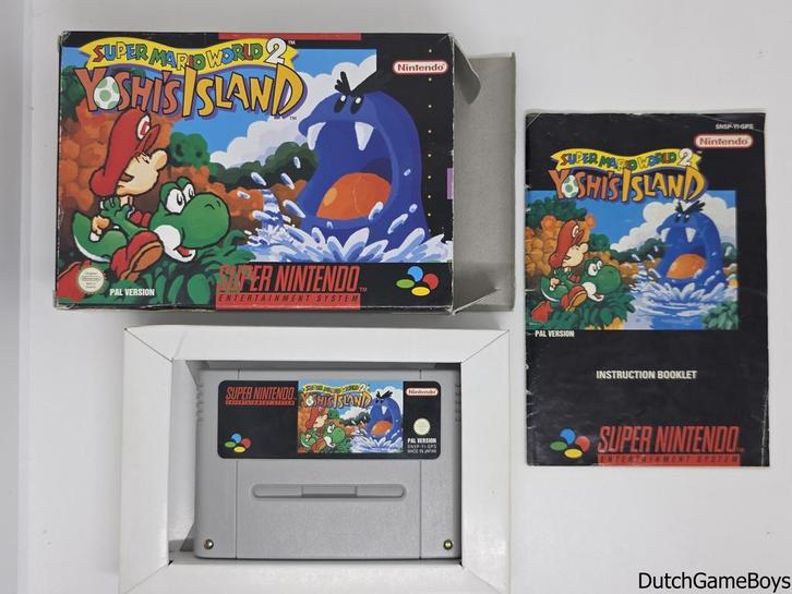Super Nintendo / Snes - Super Mario World 2 - Yoshis Island, Spelcomputers en Games, Games | Nintendo Super NES, Gebruikt, Verzenden