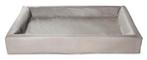 Bia Bed Kunstleer Hoes Hondenmand Taupe - BIA-6 100X80X15, Verzenden, Nieuw